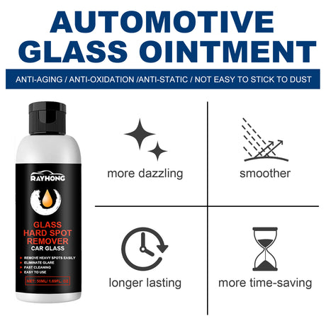 Glass Hard Spot Remover Car Glass, Glass Cleaning Decontamination Scratch Repair Polishing Cream - V.I.P Digital Presence