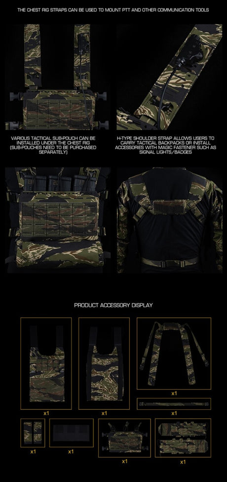 LV-119 Tactical Chest Harness Set - V.I.P Digital Presence