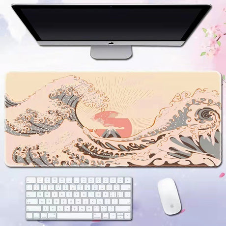 Wave mouse pad advertising game keyboard pad desk pad - V.I.P Digital Presence