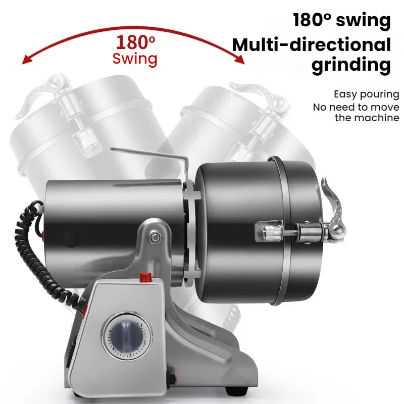 3000W, 800G Parts - Free Big - Capacity Grinder. Grinds herbs, coffee, grains, spices, medicine, wheat & dry food. - V.I.P Digital Presence