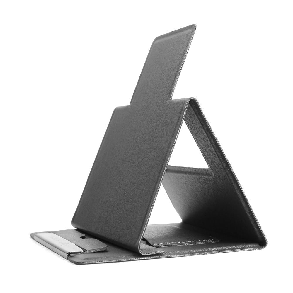 Personalized mobile phone stand desktop office folding stand PU leather ultra-thin stand - V.I.P Digital Presence