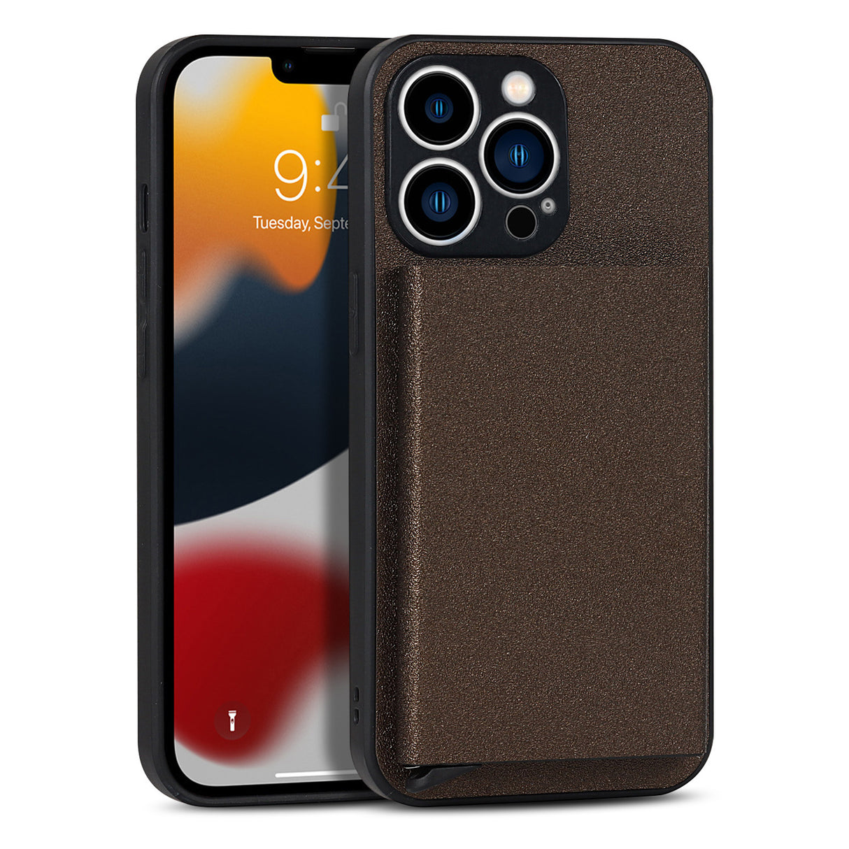 Suitable for iPhone 14 PROMAX plug-in phone case  Apple 11 aluminum alloy wallet phone case IP13 protective case - V.I.P Digital Presence