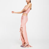 Summer new one shoulder jellyfish lace set skirt spicy girl outfit - V.I.P Digital Presence