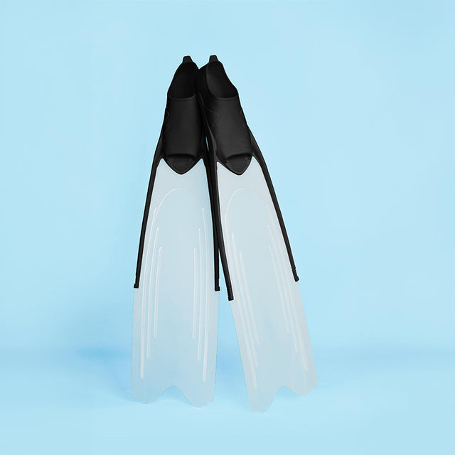 Professional Freediving Long Fins for Spearfishing, Diving, Snorkeling – PP+TPR, Anti - Skid - V.I.P Digital Presence