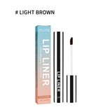 Peel Lip Liner, Outline Lip Shape Lip Color Waterproof Non-Smudging Peel Lip Liner Lip Brush - V.I.P Digital Presence