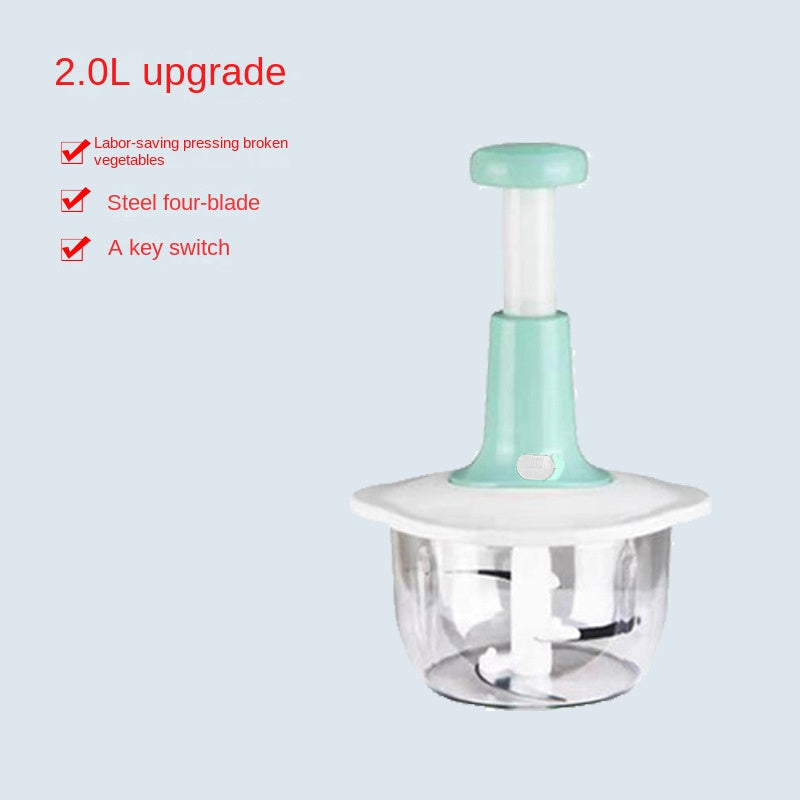 Press Garlic Processor Popper Meat Grinder Manual Baby Food Maker - V.I.P Digital Presence