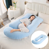 Pregnant women's pillow waist protection side sleeping slope pillow J-shaped pregnancy sleeping pillow - V.I.P Digital Presence