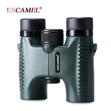 USCAMEL Military Compact 10x26 HD Waterproof Binoculars Clear Vision Zoom Professional Telescope for Travel Outdoor Hunting