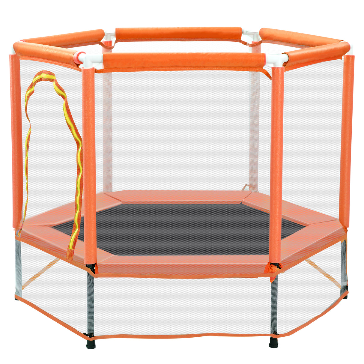 55'' Toddlers Trampoline with Safety Enclosure Net and Balls, Indoor Outdoor Mini Trampoline for Kids - V.I.P Digital Presence
