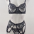 Sexy Red Embroidered Perspective Sexy Underwear Multi piece Set for Women - V.I.P Digital Presence