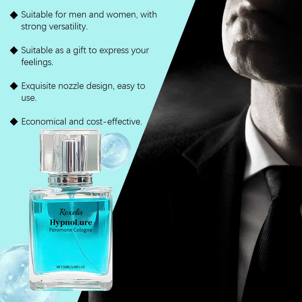 Feromone Cologne, Cologne Exudes A Classic Fragrance To Enhance Charm. Portable Natural Fresh Fragrance - V.I.P Digital Presence