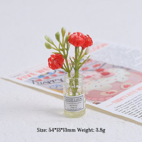 Multicolor three-dimensional luminous vase, creative handmade DIY cream glue accessories, resin small parts - V.I.P Digital Presence