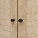 4 Door Accent Cabinet Sideboard Buffet Storage Cabinet with Adjustable Shelf for Entryway Living Room Bedroom - V.I.P Digital Presence