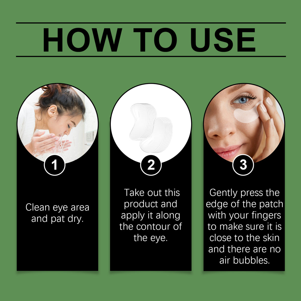 Centella Soothing Eye Mask Moisturizes And Moisturizes The Skin Around The Eyes