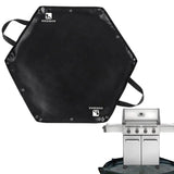 Esterilla ignífuga hexagonal plegable para acampar, resistente al calor, ignífuga, aislante, para estufa, relleno ignífugo, suministros para acampar