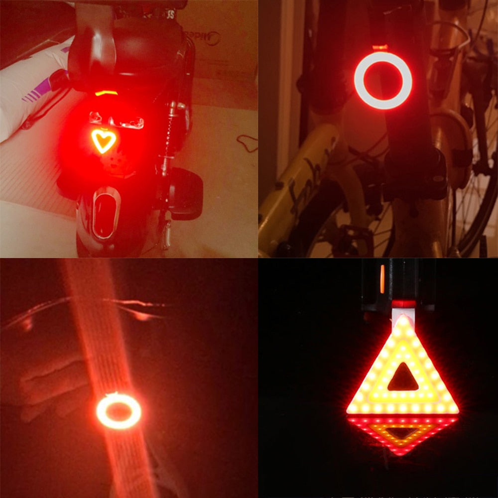 Multi Lighting Modes Bicycle Light USB Charge Led Bike Light Flash Tail Rear Bicycle Lights for Mountains Bike Seatpost - V.I.P Digital Presence
