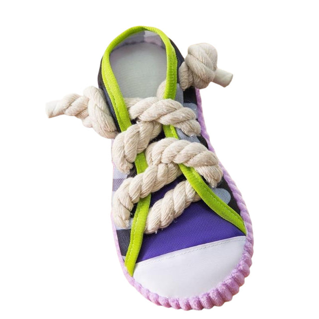 Durable Dog Toy Slippers for Self-Entertainment and Teeth Cleaning with Cotton Rope for Pet Dogs - V.I.P Digital Presence
