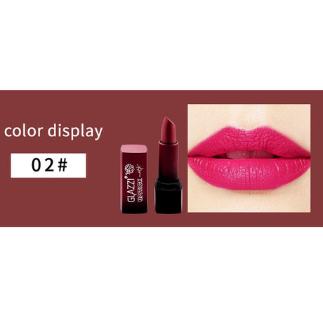 Small Square Tube Matte Matte Not Easy To Fall Off Lipstick Smooth Moisturizing Not Pull Dry Lasting Color Portable Lipstick Makeup - V.I.P Digital Presence
