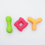 New Pet Latex Toy with Spiked Bone and Four-Corner Square Latex Sound Toy Durable Teeth-Cleaning Dog Toy - V.I.P Digital Presence