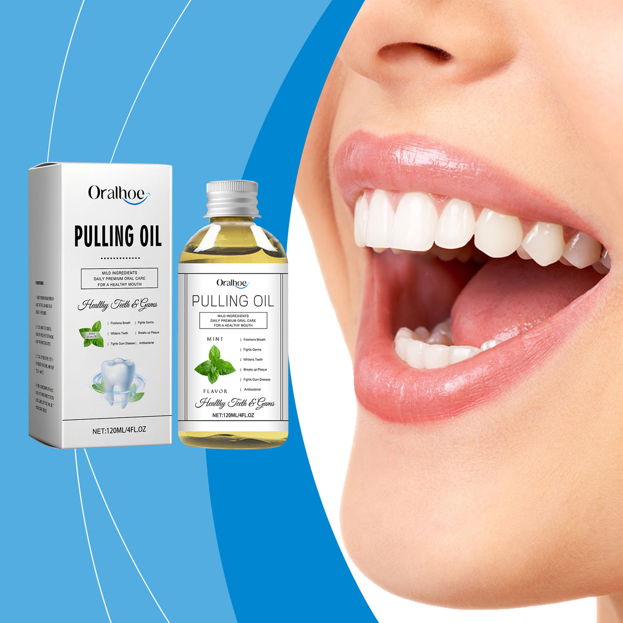 Mouth Coconut Mouthwash Fresh Breath Clean Odor Stains Stains And Beautiful Teeth Mouthwash - V.I.P Digital Presence