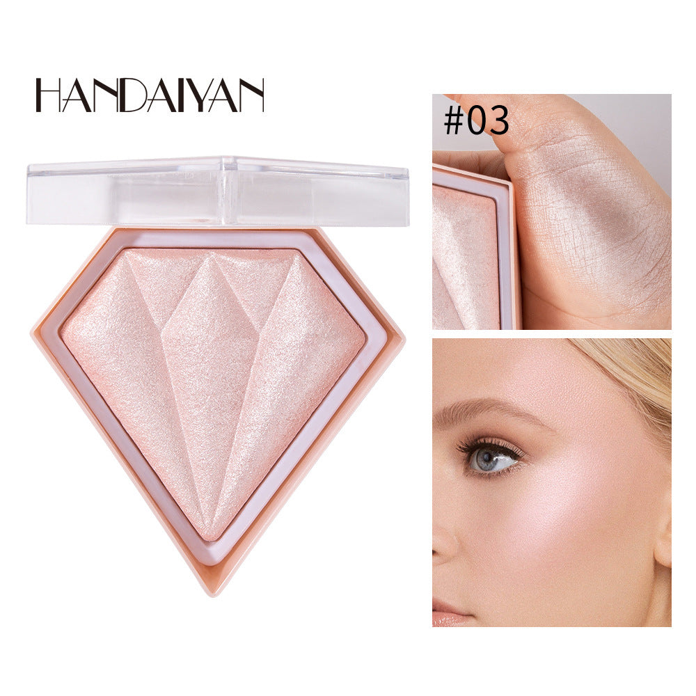 Diamond Highlighter Powder Brighten Skin Tone Repair Glitter Powder Nose Shadow Modification Stereo Brightening - V.I.P Digital Presence
