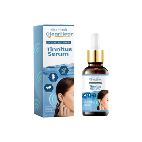 Tinnitus Serum, Cochlear Care Solution Ear Canal Cleaning Repair Tinnitus Ear Itching Ear Plugs Ear Acne Relief - V.I.P Digital Presence