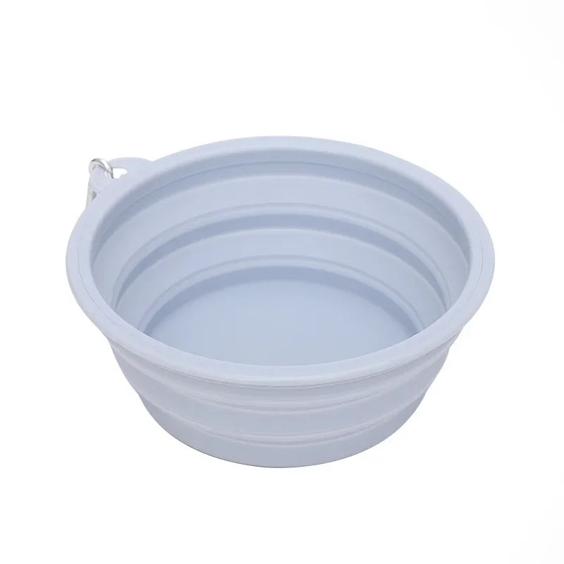 Dog Feeders Folding Silicone Bowl Outdoor Travel Foldable Portable Cat Dog Food Water Container Feeding Tray Bowl Pet Supplies - V.I.P Digital Presence