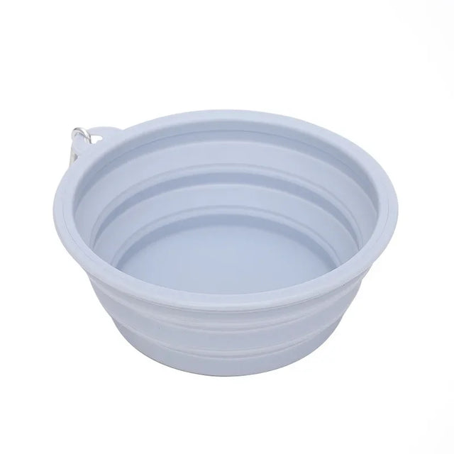 Dog Feeders Folding Silicone Bowl Outdoor Travel Foldable Portable Cat Dog Food Water Container Feeding Tray Bowl Pet Supplies - V.I.P Digital Presence
