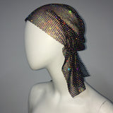 Mesh Rhinestone Elastic Hair Band Headband Outdoor Fashion Headwear Fishing Net Hat - V.I.P Digital Presence