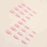 French simple glitter girl’s soft and tender wearable manicure nails - V.I.P Digital Presence