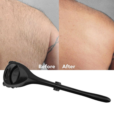 Do-it-yourself  Head Blade Back Hair Shaver Trimmer Body Leg Razor Long Handle Removal Razors - V.I.P Digital Presence