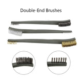 7pcs/Set 3pcs Steel Wire Brush + 4pcs Nylon Pick Set Universal Gun Hunting Cleaning Kit Tactical Rifle Pistol Gun Cleaning Tool - V.I.P Digital Presence