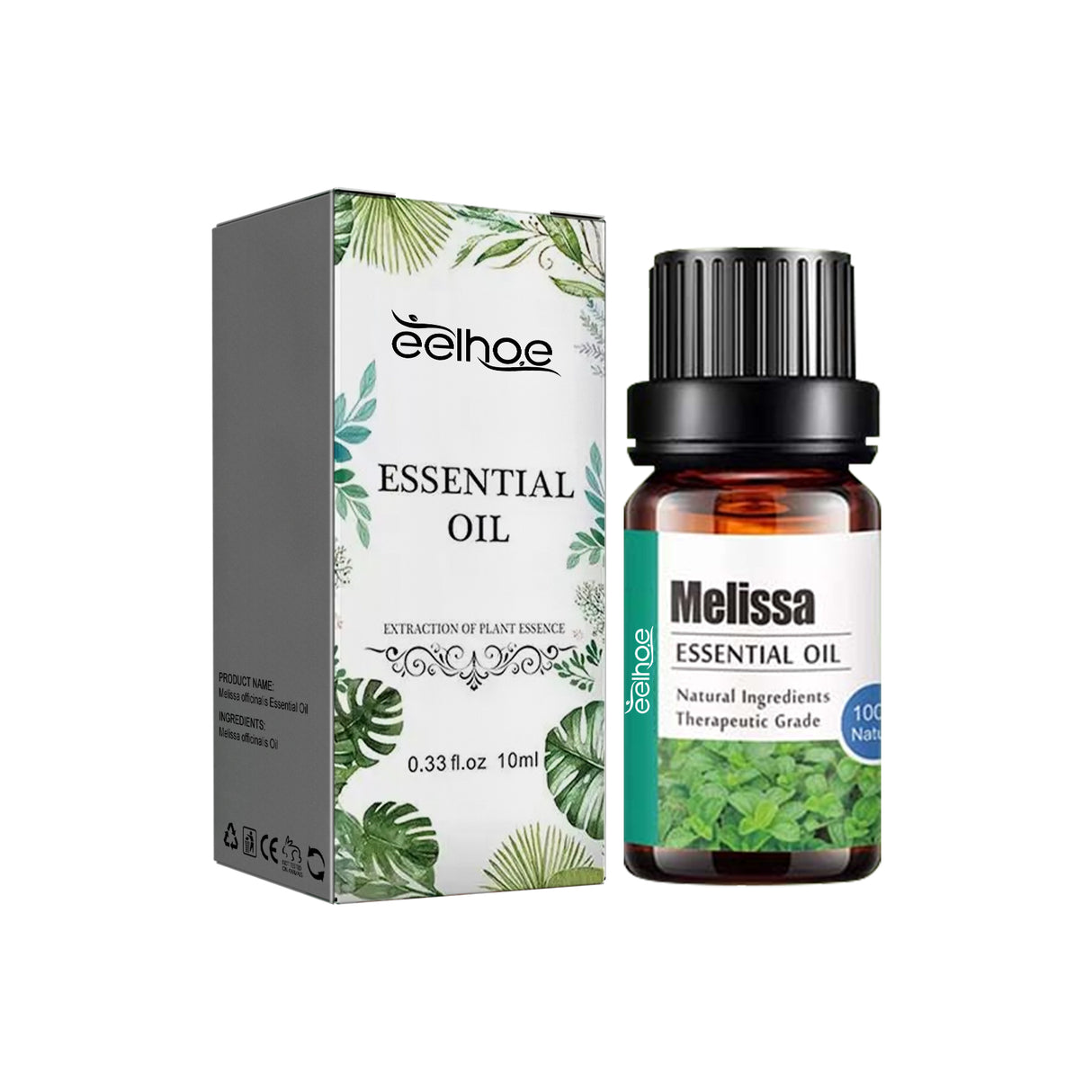 Melissa Officinalis Essential Oil, Moisturizing Massage Skin Body Care Improve Memory Melissa Officinalis Essence - V.I.P Digital Presence