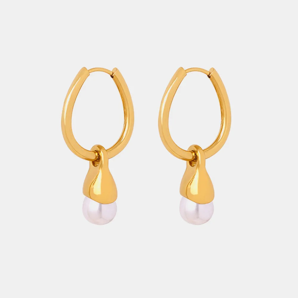 Titanium Steel Huggie Earrings - V.I.P Digital Presence
