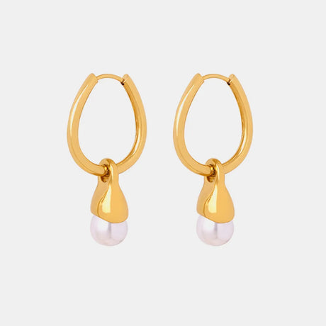 Titanium Steel Huggie Earrings - V.I.P Digital Presence