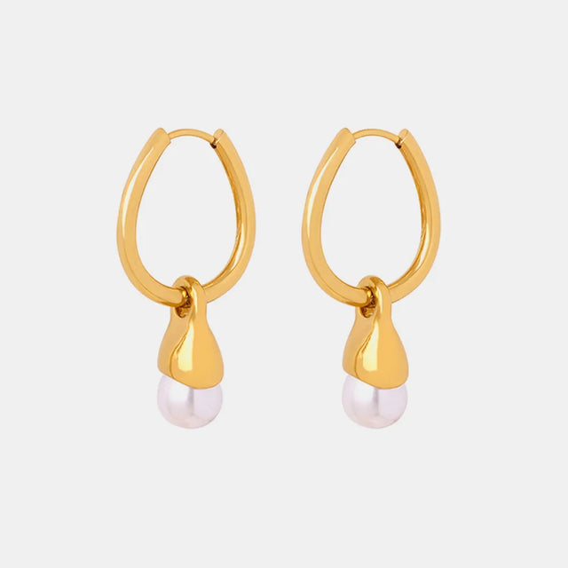 Titanium Steel Huggie Earrings - V.I.P Digital Presence