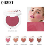 QIBEST Velvet Blush Cream Moist And Delicate Natural Repairing Rouge Cream Blush Powder Cream Is Easy To Color - V.I.P Digital Presence