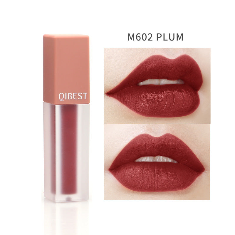 QIBEST Matte Velvet Matte Lip Gloss Lip Gloss Matte Creamy Lasting Liquid Lipstick - V.I.P Digital Presence