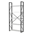 5-Tier Bookshelf, Freestanding White Book Shelf Modern Minimalist Open Display Storage Book Shelves Standing Shelving Unit White - V.I.P Digital Presence