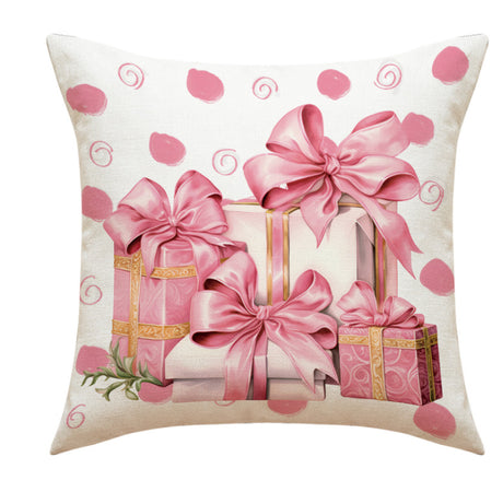 Christmas Pillow, Christmas Day Pillow Cover, Santa Claus Snowman Cushion, Backrest, Bedding Pillow Cover (excluding pillow core) - V.I.P Digital Presence