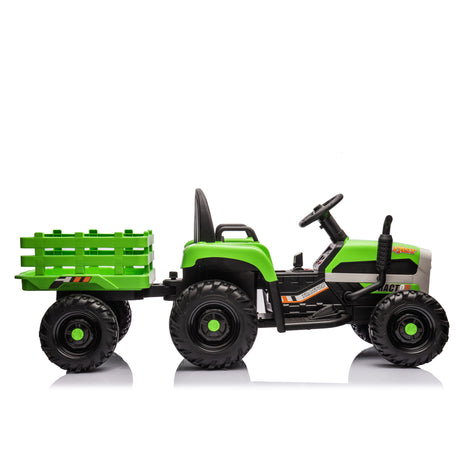 Children's electric tractor toy, powered by 24V battery, 200w * 2 motor 1.86-4.97MPH/remote control three speed adjustable - V.I.P Digital Presence