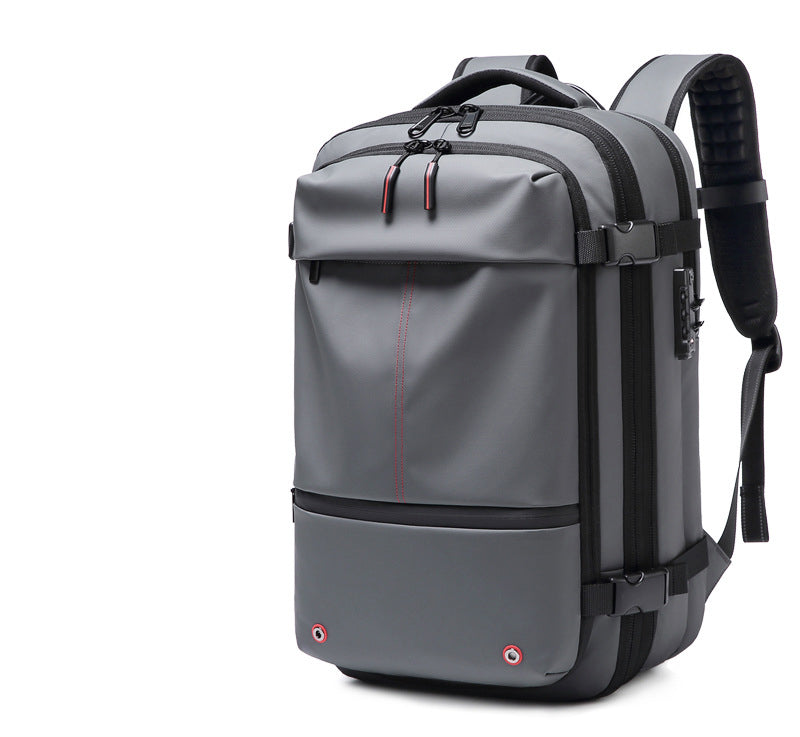 Expandable Waterproof Travel Backpacks Men Business Laptop Backpack With Valve Vacuum Compression Backpack - V.I.P Digital Presence