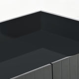 U-Can shoe cabinet with door, 11 layers with adjustable shelves, modern wooden shoe cabinet (PVC surface) - V.I.P Digital Presence