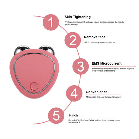 Micro Current Beauty Instrument Roller Instrument Beauty Massager 3d Roller Beauty Instrument - V.I.P Digital Presence