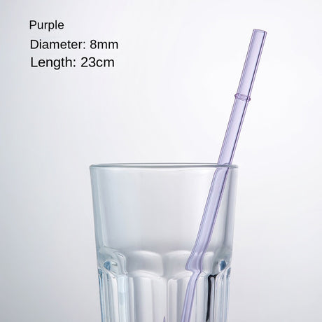 Eco-Friendly High Borosilicate Glass Straw Durable Heat-Resistant Starbucks Kids Straw 27cm Customized - V.I.P Digital Presence