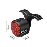 Bicycle Smart Brake Tail Light MTB Road Bike Auto Brake Sensing Light SB Rechargeable IPX6 Waterproof LED Warning Rear Lamp - V.I.P Digital Presence