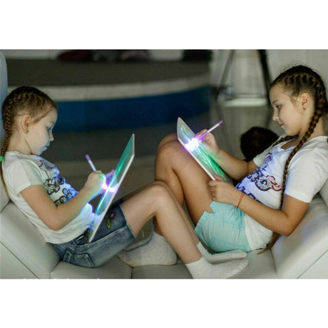 Draw With Light Fun  Glowing Paint Glow Light Tablet Draw With Light Fun And Developing Toy - V.I.P Digital Presence