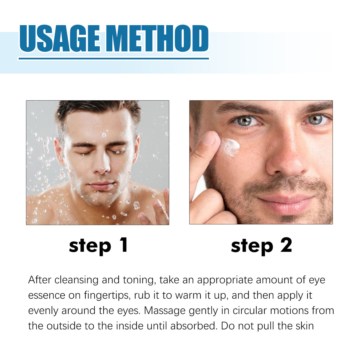 Men's Eye Serum Reduces Fine Lines, Bags, Dark Circles, Moisturizes, Firming, Brightening And Anti-Aging Eye Area - V.I.P Digital Presence