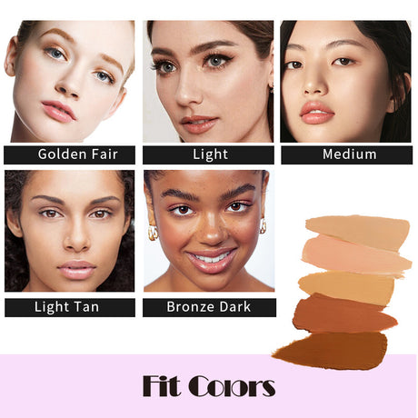 Fit Colors 12 Color Concealer Natural Moisturizing Long Lasting Concealer 3D Concealer - V.I.P Digital Presence