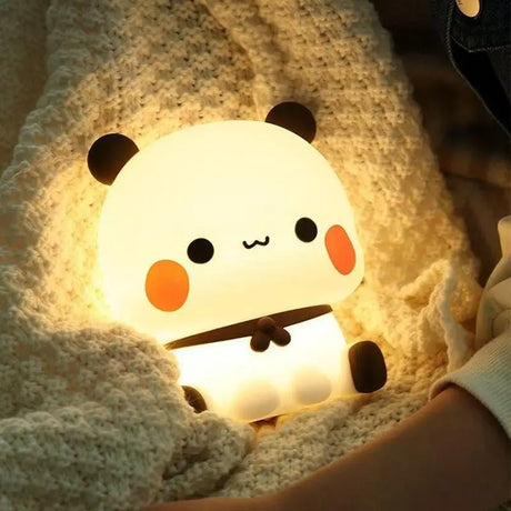 Cute Panda Night Light LED Squishy Novelty Animal Touch Night Lamp 3 Modes Dimmable Baby kids Bedroom Night light Pat Lamp - V.I.P Digital Presence